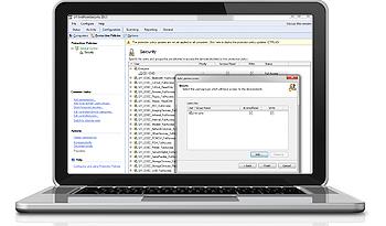 Easily control access to portable storage devices